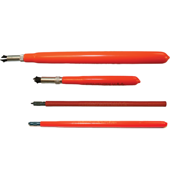 Cementex Insulated Flat Tip Holding Screw Starter, 1/4" x 9-3/4" (D3FTSH)