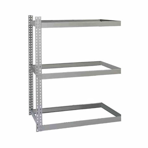 Lyon 36"d 3-Shelf Heavy-Duty Boltless Shelving Add-On Units - Gray