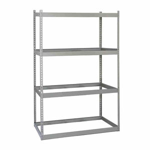 Lyon 36"d 4-Shelf Heavy-Duty Boltless Shelving Starter Units - Gray