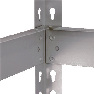 Lyon 36"d 4-Shelf Heavy-Duty Boltless Shelving Starter Units - Gray