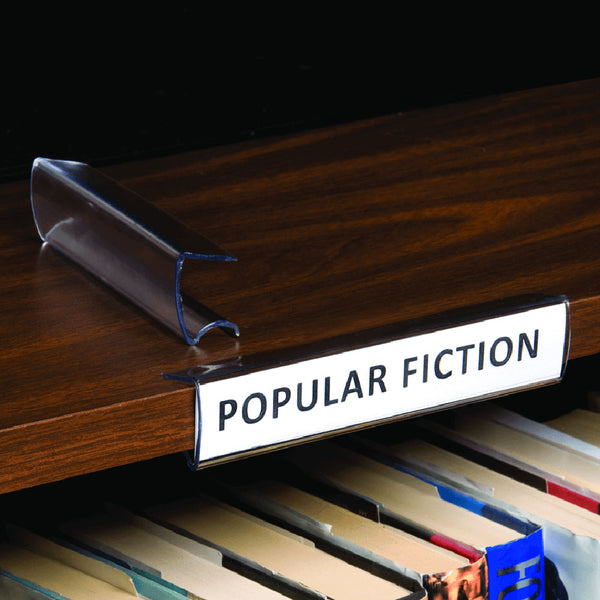 Label Holders for Metal & Wood Shelves