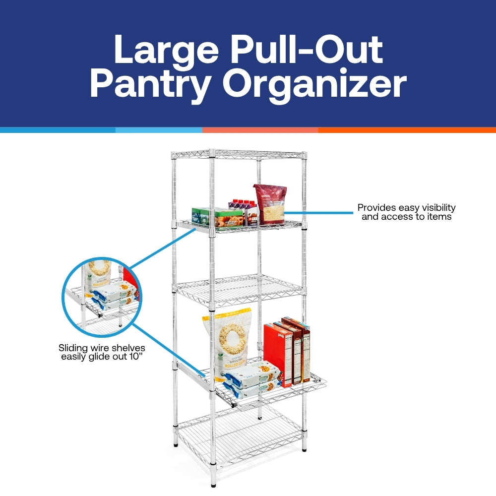 Large Pull-Out Pantry Organizer