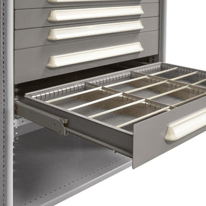 Lyon Closed Steel Shelving with 9 Modular Drawers - Add On Units