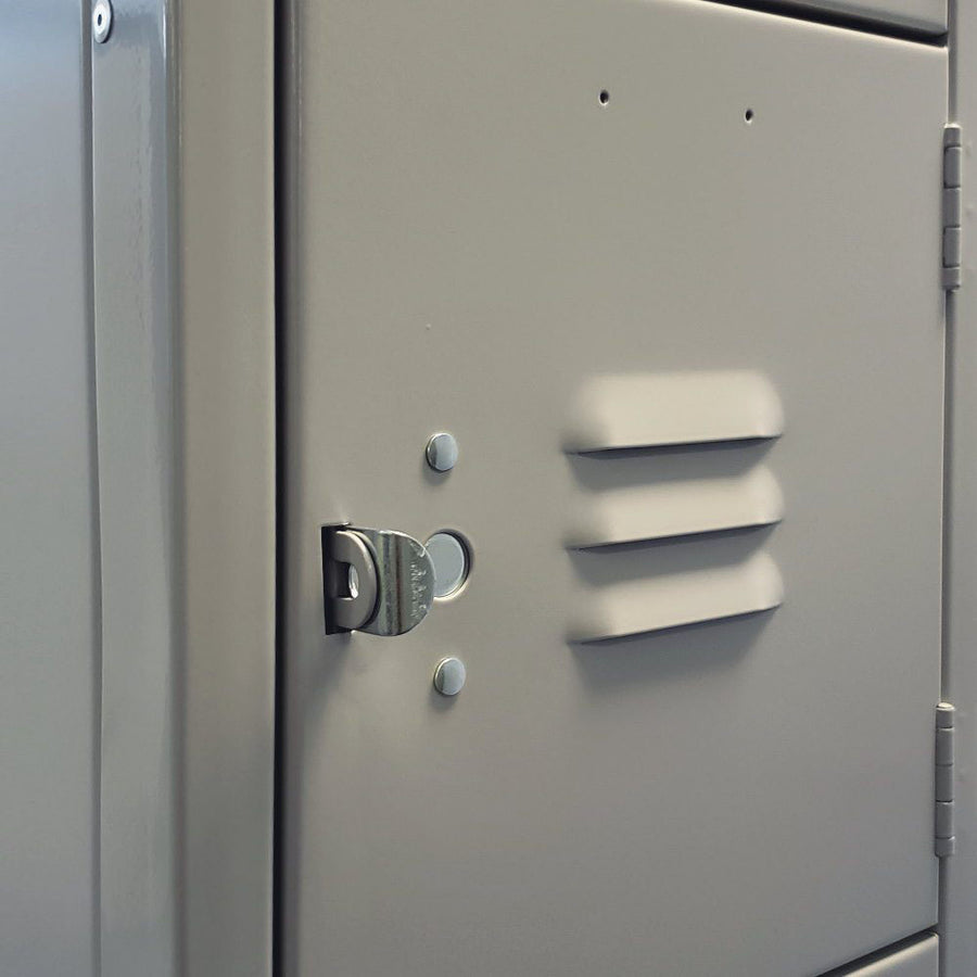 18"d x 12"w x 78"h 6-Tier Steel Lockers - Gray