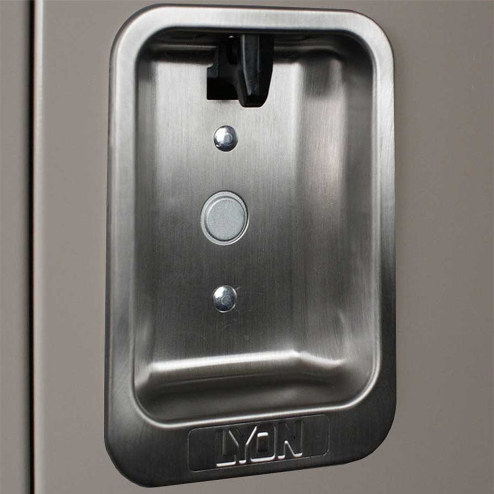 18"d x 12"w x 78"h Single Tier Steel Lockers - Gray