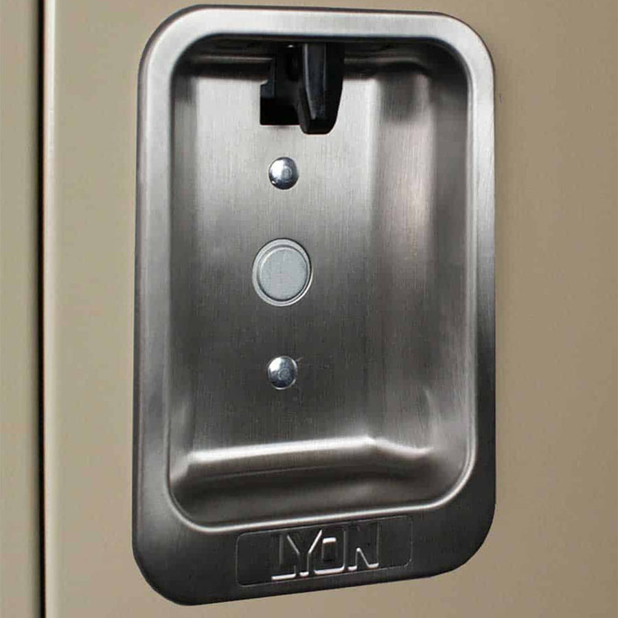 15"d x 12"w x 78"h Single Tier Steel Lockers - Tan