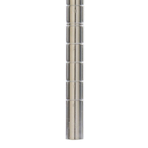 Metro Super Erecta SiteSelect chrome mobile wire shelving post, designed for use with stem caster.