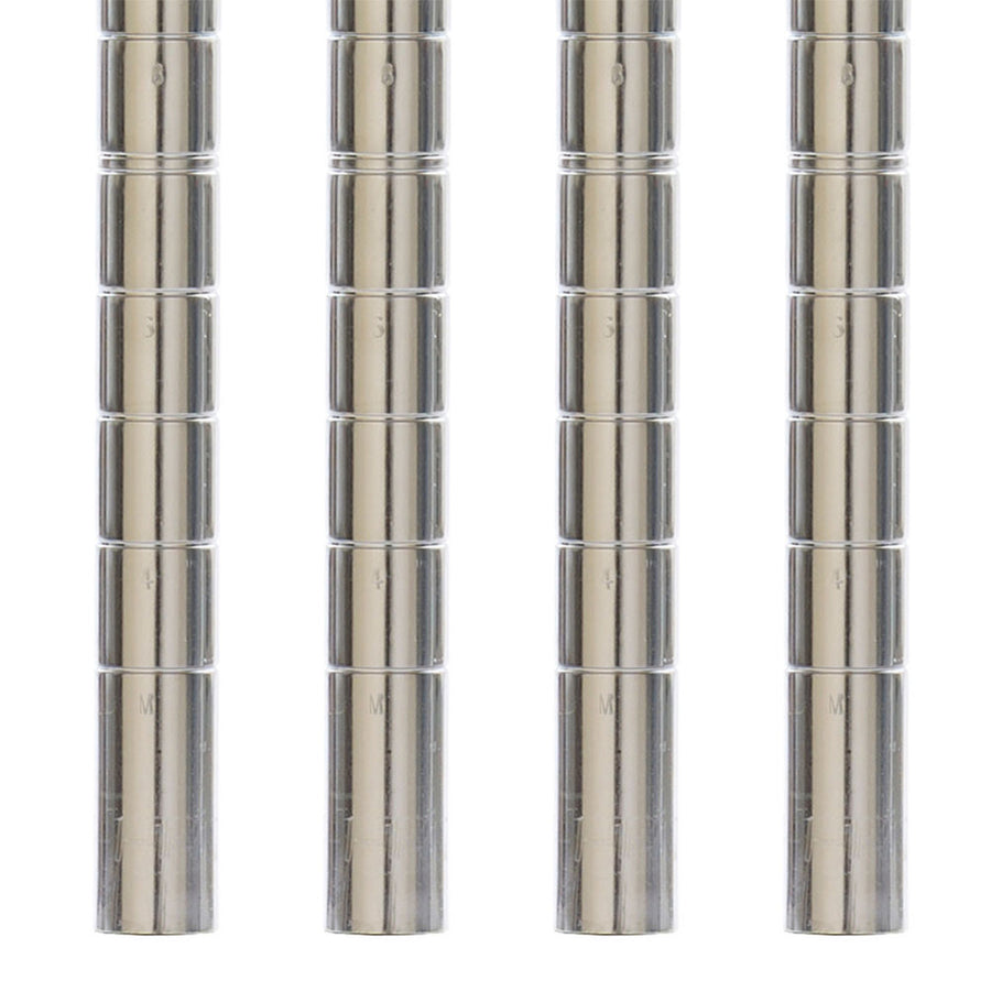 Metro Super Erecta SiteSelect chrome mobile wire shelving posts four-pack, designed for use with stem casters.