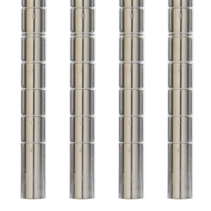 Metro Super Erecta SiteSelect chrome mobile wire shelving posts four-pack, designed for use with stem casters.