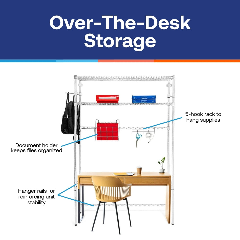 Over-The-Desk Storage