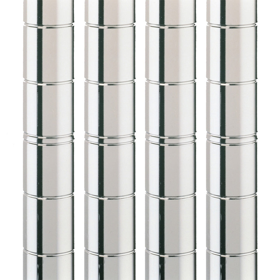 Super Erecta SiteSelect Stationary Posts - Stainless Steel - 4-Pack