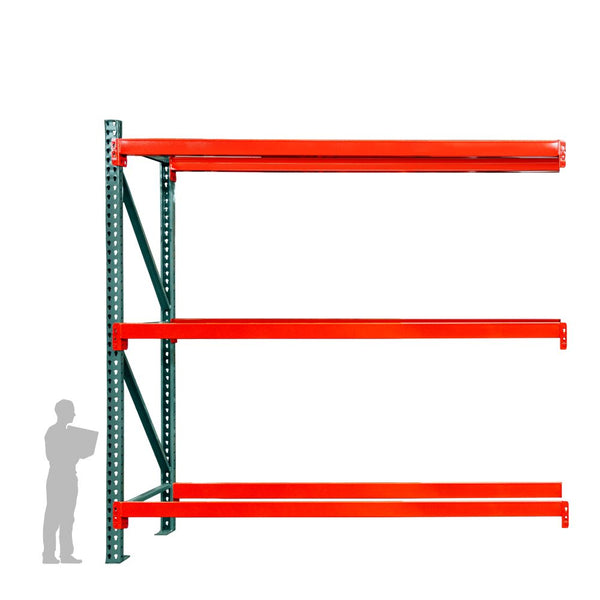 3-Tier Teardrop Pallet Rack Add-On Units - 42"d x 192"h