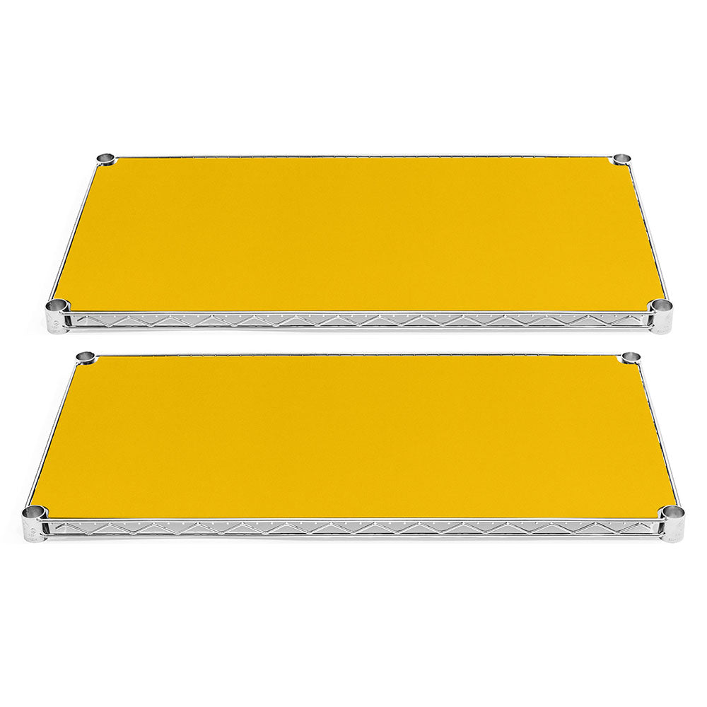 24"d x 72"w Plastic Wire Shelf Liners for Enclosures - 2-Pack