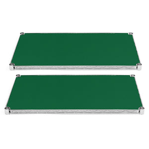 24"d x 72"w Plastic Wire Shelf Liners for Enclosures - 2-Pack