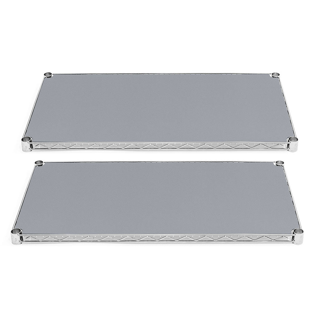 24"d x 72"w Plastic Wire Shelf Liners for Enclosures - 2-Pack