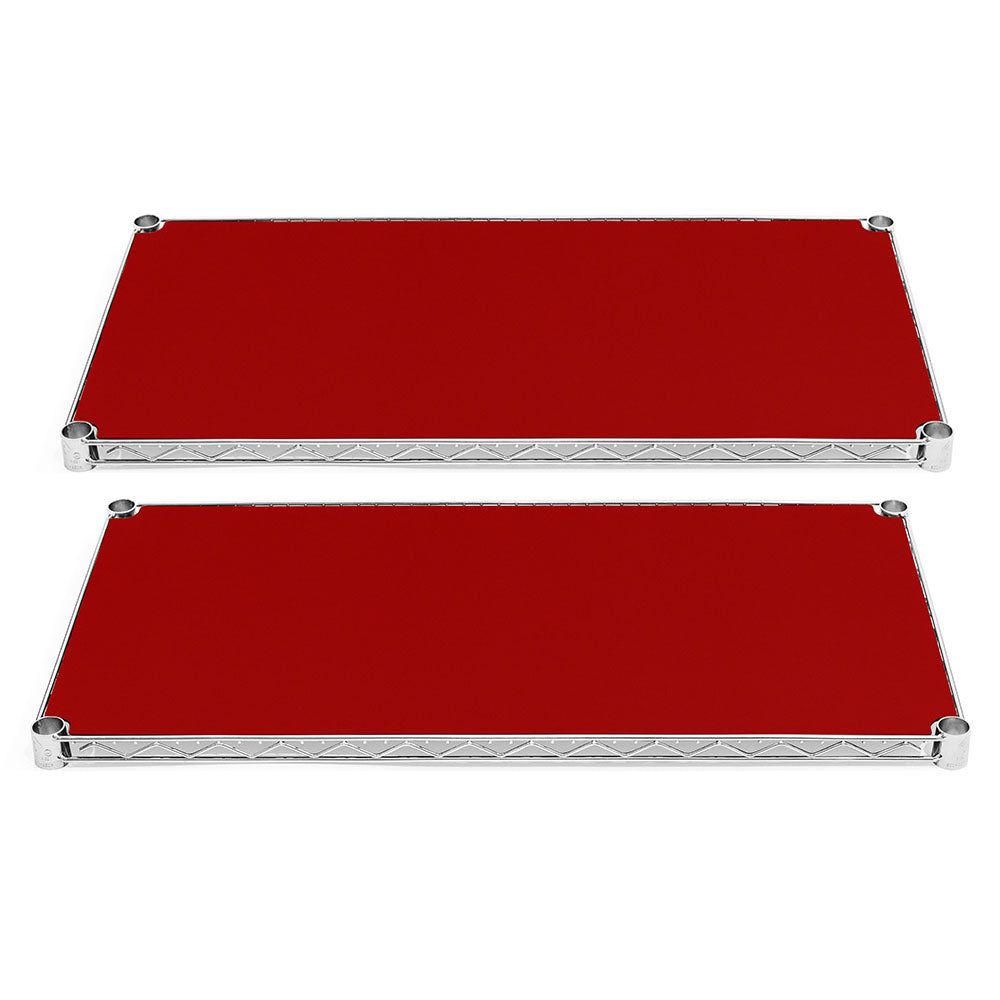 24"d x 72"w Plastic Wire Shelf Liners for Enclosures - 2-Pack
