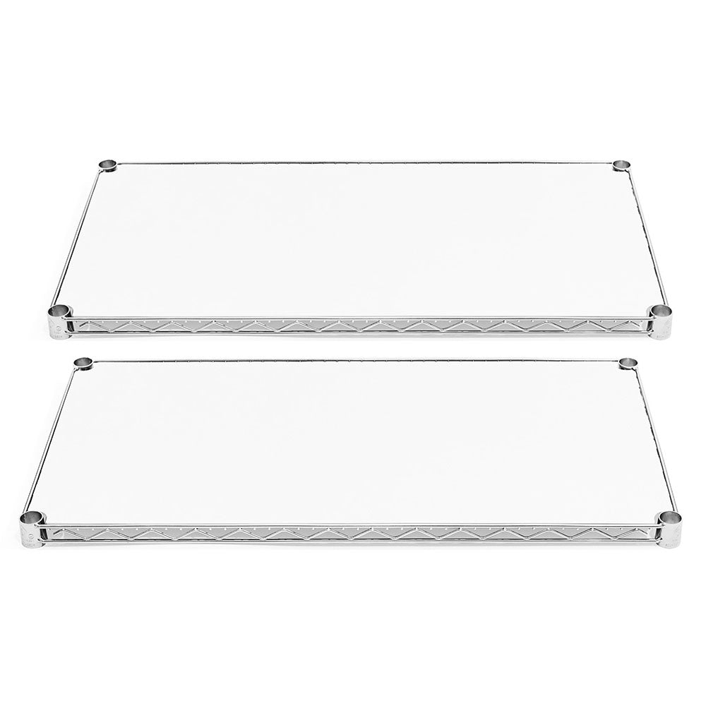 24"d x 72"w Plastic Wire Shelf Liners for Enclosures - 2-Pack
