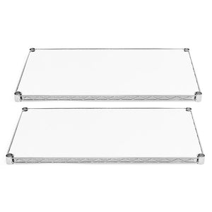 24"d x 72"w Plastic Wire Shelf Liners for Enclosures - 2-Pack