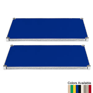 24"d x 72"w Plastic Wire Shelf Liners for Enclosures - 2-Pack