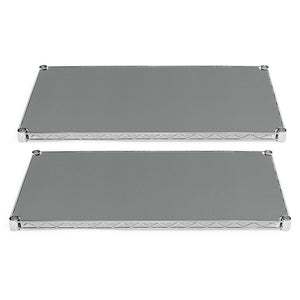 *BOGO SPECIAL* 18"d Plastic Wire Shelf Liners - Dark Gray