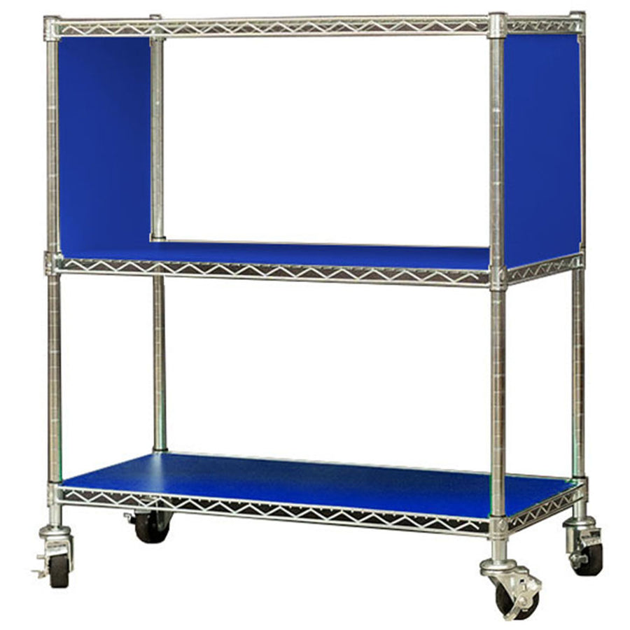 24"d x 72"w Plastic Wire Shelf Liners for Side Panels - 2-Pack