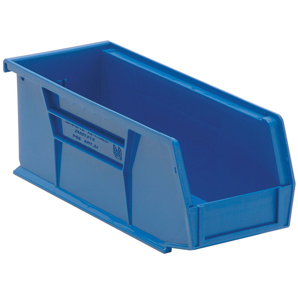 10-7/8"d x 4-1/8"w x 4"h Ultra Stacking and Hanging Bins - 12 Pack