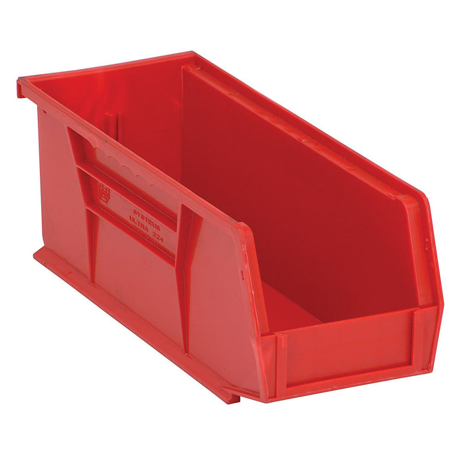 10-7/8"d x 4-1/8"w x 4"h Ultra Stacking and Hanging Bins - 12 Pack