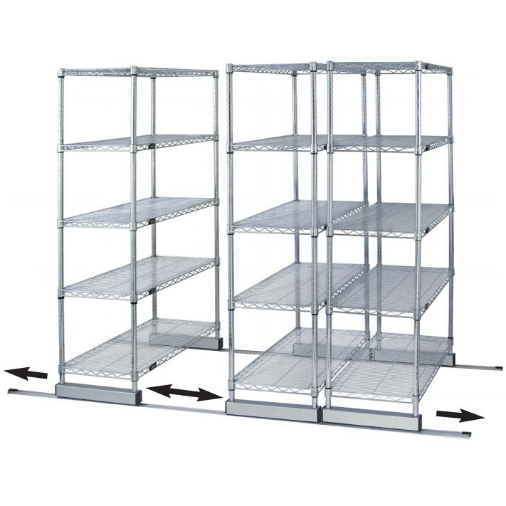 Single Track Kit for Wire Shelving