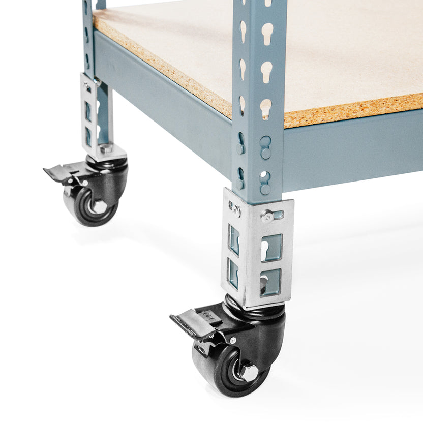 Casters Below Rack Boltless Shelving Casters - 4-Pack – Shelving Inc.