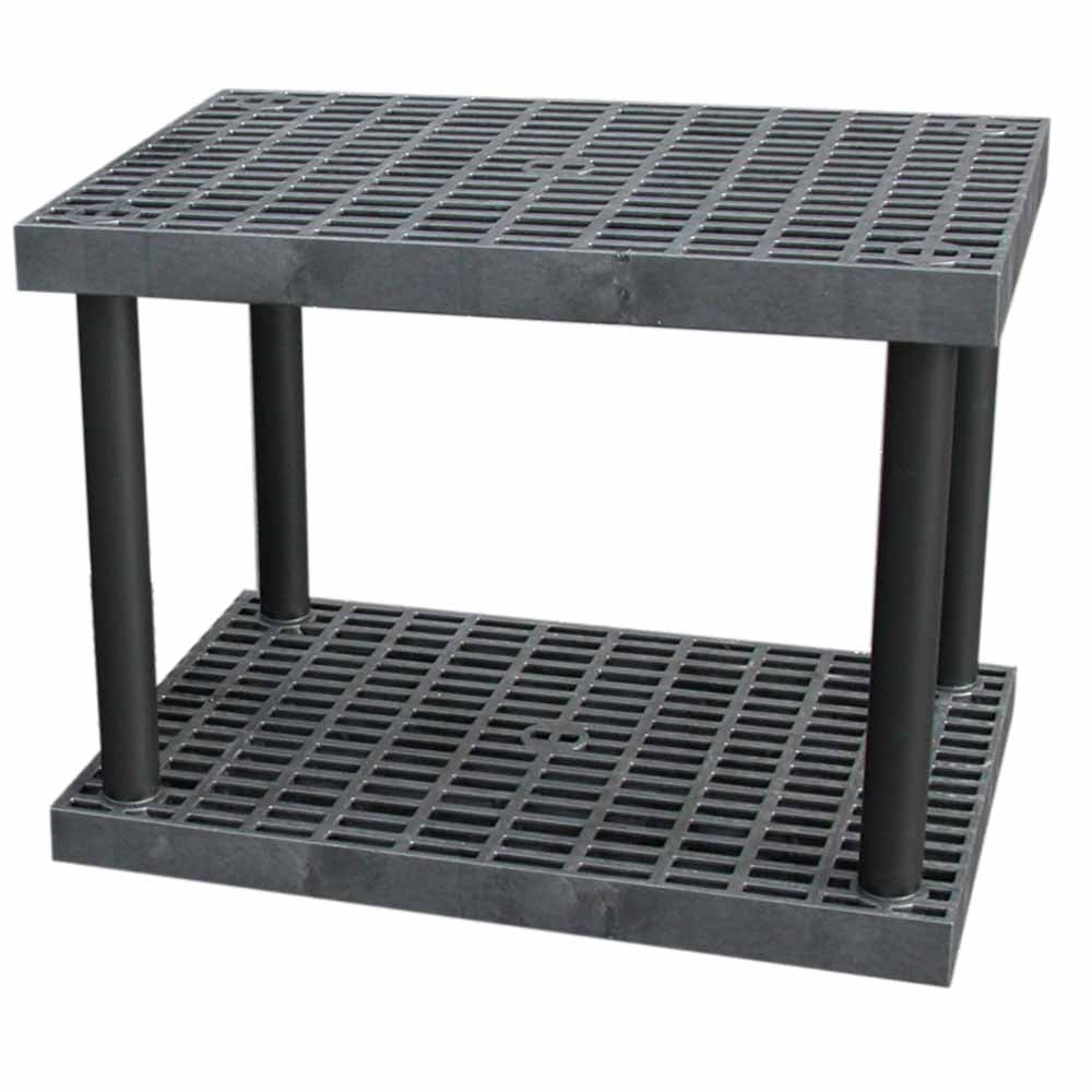 DuraShelf Grid Top 36"w x 27"h Base 2-Shelf System