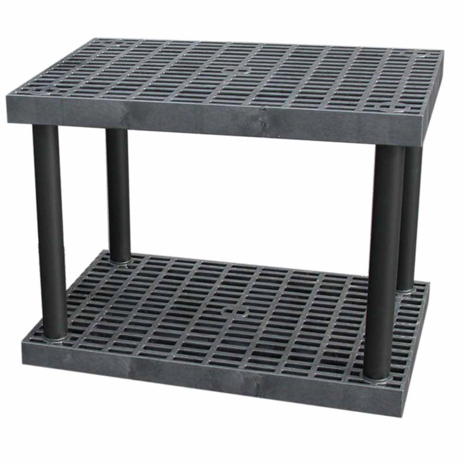 DuraShelf Grid Top 36"w x 27"h Base 2-Shelf System