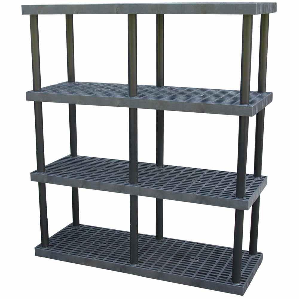 DuraShelf Grid Top 66"w x 75"h 4-Shelf System
