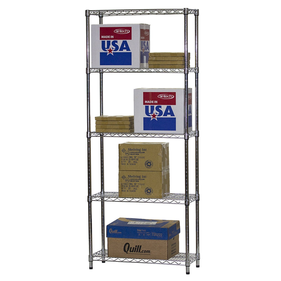 Mbi - Scaffali in metallo 5 ripiani 150x75x30 cm Set da 2 | Leroy Merlin Mbi - Scaffali in metallo 5 ripiani 150x75x30 cm Set da 2 | Leroy Merlin