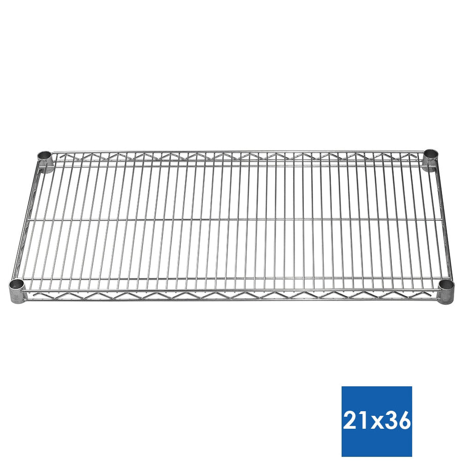 21"d x 36"w Chrome Wire Shelf (SI-S2136C)