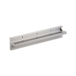 12"d x 45"w SUMO Wall Shelf w/ CUBE Mounts - Black