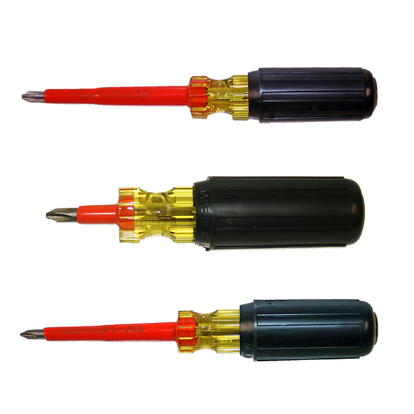 Cementex Phillips Tip Screwdriver, #2 x 4", Cushion Grip (P2-4-CG)