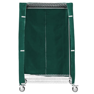 18"d 200 Denier Nylon Cart Covers - Forest Green