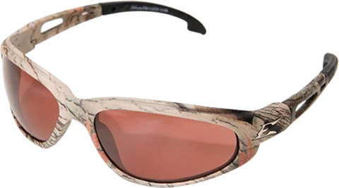 Edge Dakura Safety Glasses, Camouflage Frame, Polarized Copper Driving Lens (TSM215CF)