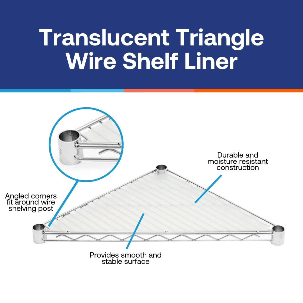 Translucent Triangle Shelf Liners