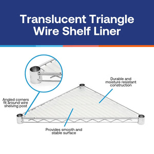 Translucent Triangle Shelf Liners