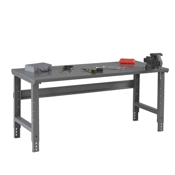 Workbench w/ Adjustable Legs & Steel Top By Tennsco – Shelving Inc.