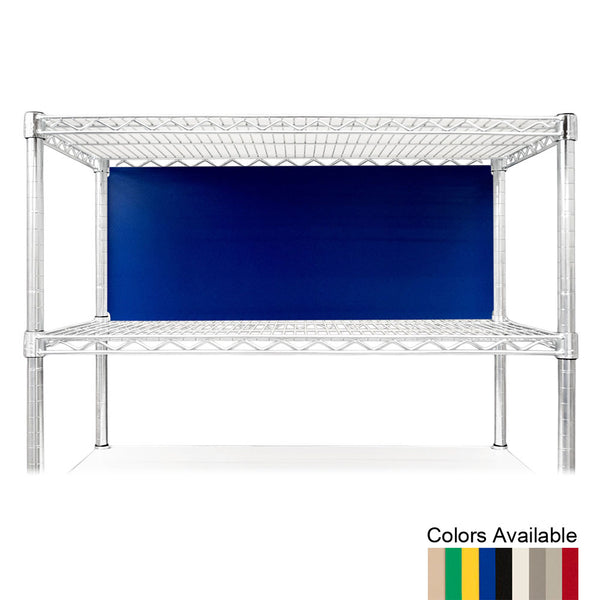 60"w x 13"h Wire Shelving Back Panels