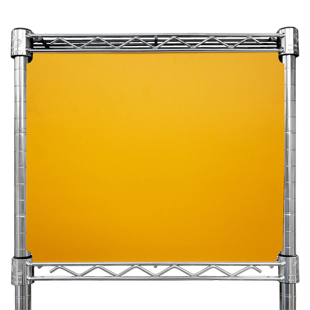 Sand/silver gray board on chrome rack
