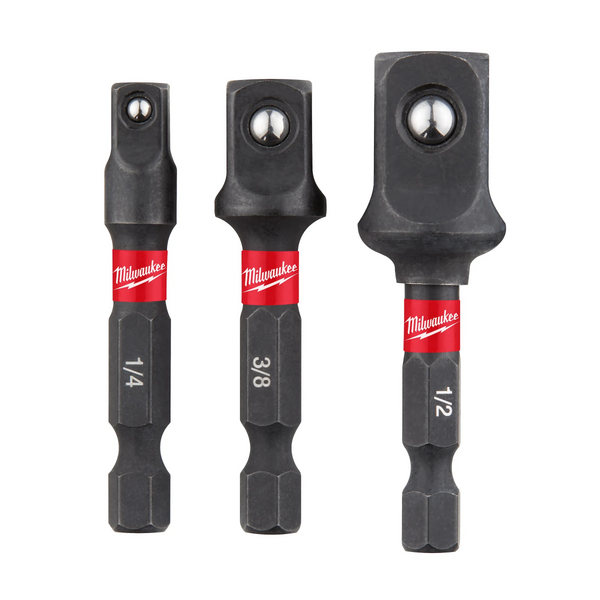 Milwaukee SHOCKWAVE™ Impact Duty Hex Shank Socket Adapter Set (48-32-5033)