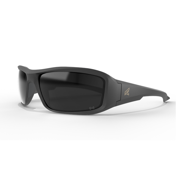 Edge Brazeau Torq Safety Glasses, Matte Black Frame, Polarized Vapor Shield Smoke Lens (TXB236VS)