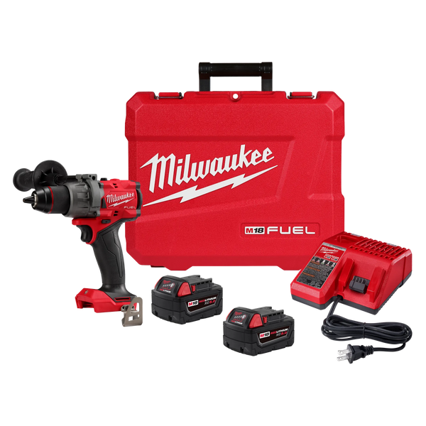 Milwaukee M18 FUEL 1/2" Hammer Drill/Driver Kit (2904-22)