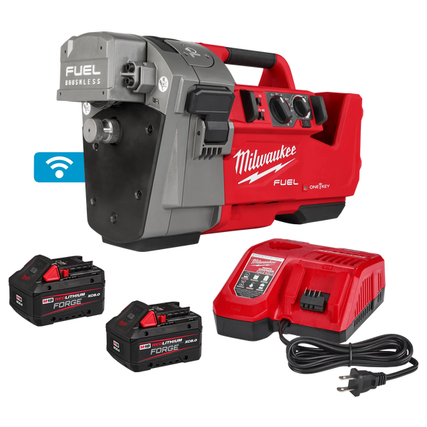 Milwaukee M18 FUEL RINGER Roll Groover for 1-1/4” - 4” Sch 10/40, 6” Sch 10 (2927-22)