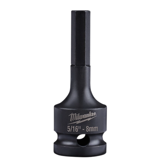 Milwaukee Shockwave Lineman's 1/2" Drive 5/16" - 8mm Hex Bit Socket (49-66-5141)
