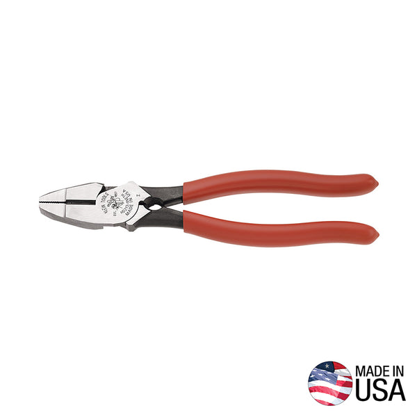 Klein Lineman's Pliers Bolt Thread-Holding, 9-Inch (HD213-9NETH)