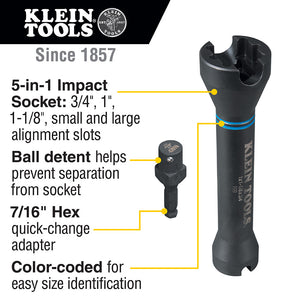 Klein 5-in-1 Impact Socket (NRHD)